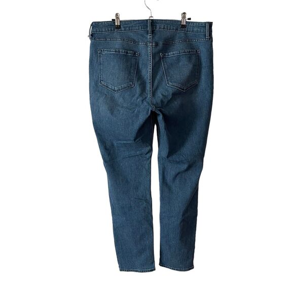 Old Navy Plus 16 Jeans High Rise Wow Straight Stretch Medium Blue - Picture 7 of 9